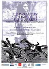 Affiche du colloque "Le Paraguay à l'ombre de ses guerres"